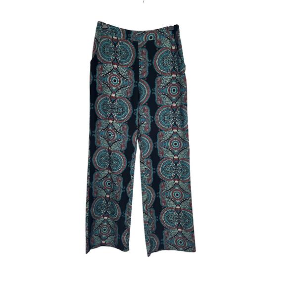 Marciano Side Zipper Paisley Print Pants - Picture 1 of 8